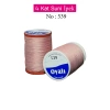 Oyalı 4 Kat Suni İpek İplik İğne Oyası Boncuk İpi Tığ Oyası No:539