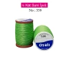 Oyalı 4 Kat Suni İpek İplik İğne Oyası Boncuk İpi Tığ Oyası No:559