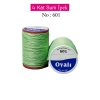 Oyalı 4 Kat Suni İpek İplik İğne Oyası Boncuk İpi Tığ Oyası No:601