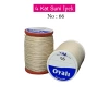 Oyalı 4 Kat Suni İpek İplik İğne Oyası Boncuk İpi Tığ Oyası No:66