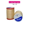 Oyalı 4 Kat Suni İpek İplik İğne Oyası Boncuk İpi Tığ Oyası No:67