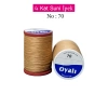 Oyalı 4 Kat Suni İpek İplik İğne Oyası Boncuk İpi Tığ Oyası No:70