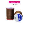 Oyalı 4 Kat Suni İpek İplik İğne Oyası Boncuk İpi Tığ Oyası No:706