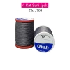 Oyalı 4 Kat Suni İpek İplik İğne Oyası Boncuk İpi Tığ Oyası No:708
