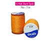 Oyalı 4 Kat Suni İpek İplik İğne Oyası Boncuk İpi Tığ Oyası No:714