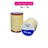 Oyalı 4 Kat Suni İpek İplik İğne Oyası Boncuk İpi Tığ Oyası No:726