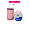 Oyalı 4 Kat Suni İpek İplik İğne Oyası Boncuk İpi Tığ Oyası No:73