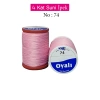 Oyalı 4 Kat Suni İpek İplik İğne Oyası Boncuk İpi Tığ Oyası No:74