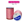 Oyalı 4 Kat Suni İpek İplik İğne Oyası Boncuk İpi Tığ Oyası No:75