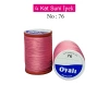 Oyalı 4 Kat Suni İpek İplik İğne Oyası Boncuk İpi Tığ Oyası No:76