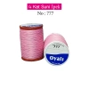 Oyalı 4 Kat Suni İpek İplik İğne Oyası Boncuk İpi Tığ Oyası No:777