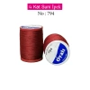 Oyalı 4 Kat Suni İpek İplik İğne Oyası Boncuk İpi Tığ Oyası No:794