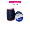 Oyalı 4 Kat Suni İpek İplik İğne Oyası Boncuk İpi Tığ Oyası No:796