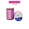 Oyalı 4 Kat Suni İpek İplik İğne Oyası Boncuk İpi Tığ Oyası No:85