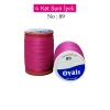 Oyalı 4 Kat Suni İpek İplik İğne Oyası Boncuk İpi Tığ Oyası No:89
