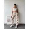 Paraşüt pantolon bej