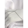 Pirinç Gümüş Renk Pul Detaylı Kadın Şahmeran