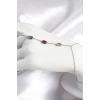 Pirinç Renkli Zirkon Taşlı Dikdörtgen Model Gümüş Renk Kadın Şahmeran