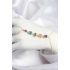 Pirinç Renkli Zirkon Taşlı Model Gold Renk Şahmeran