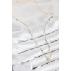 Pirinç Zirkon Taşlı Kutup Yıldızı Model Ezme Zincir Gold Renk Kadın Kolye