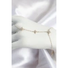 Pirinç Zirkon Taşlı Kutup Yıldızı Model Gold Renk Kadın Şahmeran