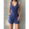 Şortlu keten takım s255014