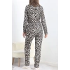 Süet Pijama Takımı Leopar - 40003.1049.