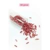 Uzun Boru Kesme Boncuk Çap 2mm Uzunluk 10 mm - 60 Gram - Kırmızı Beyaz - BNC278
