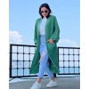 Yarasa kol uzun triko hırka Çağla yeşili