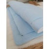 Yenidoğan 4 Kat Müslin Kumaş Kulaklı Patili Fiyonk Bebek Battaniyesi Kundak
