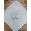 Yenidoğan Bal Peteği My Prince Taç Nakışlı Delüks Kundak Bebek Battaniyesi