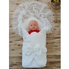 Yenidoğan Sahra My Princess Nakışlı Lüks Kundak Bebek Battaniyesi