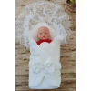 Yenidoğan Sahra My Princess Nakışlı Lüks Kundak Bebek Battaniyesi