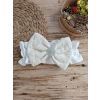 Yenidoğan Teri Cotton Taç Nakışlı Prizma Taş Kundak Bebek Battaniyesi