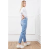 Yüksek bel mom jean pantolon