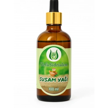 %100 Doğal Soğuk Sıkım Saf Susam Yağı – 100 ml | Cilt, Saç ve Vücut Bakımı için Bitkisel Bakım Yağı