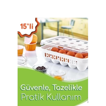 15 Bölmeli Yumurta Kabı Royaleks-AK680