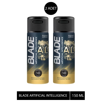 2 Adet Blade Artificial Intelligence 1.0 Deodorant 150mL