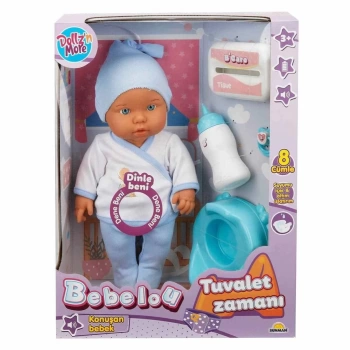 Nessiworld 30011 Bebelou Tuvalet Zamanı Sesli Bebek Seti 35 cm -Sunman
