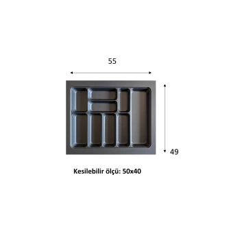 55x49 Eco Lüks Modüler Kaşıklık Royaleks-20354