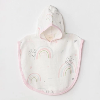 Nessiworld Andywawa AC24666 Müslin Have A Nice Day Bebek Panço Pink White