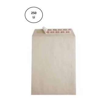 Asil Doğan As-0876 Torba Zarf İmt Kraft Silikonlu 32X42 90 Gr 250li