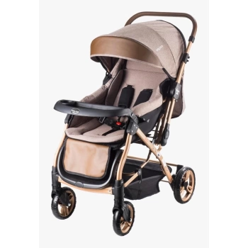 Baby Care 65 Capron Gold Çift Yönlü Puset Kahve