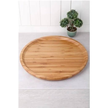 Bambu Sunum Tabağı 30 cm   -YUV3030