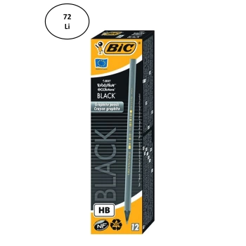 Bic Evolution Black HB Kurşun Kalem 72li