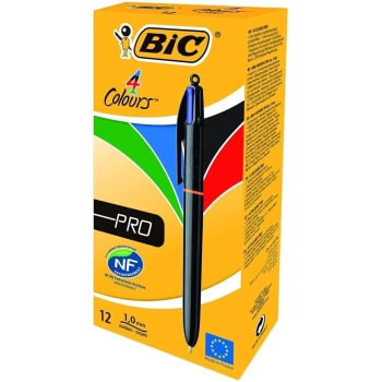 Bic Tükenmez Kalem 4 Colours Pro 982869 (12 Li Paket)