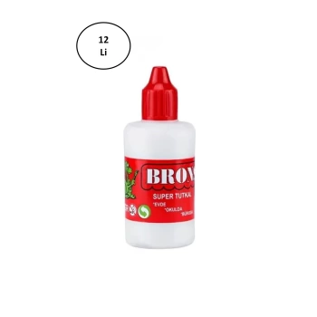 Brons BR-408 100 gr Su Bazlı Beyaz Tutkal 12li