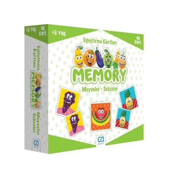 Nessiworld CA 5040 CA Games, Memory Meyveler Sebzeler