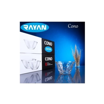 Cono Maria 6lı Büyük Cam Kase Royaleks-69816