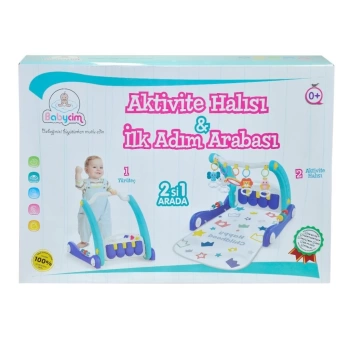 E0633 AKTİVİTE HALISI İLK ADIM ARABASI MAVİ